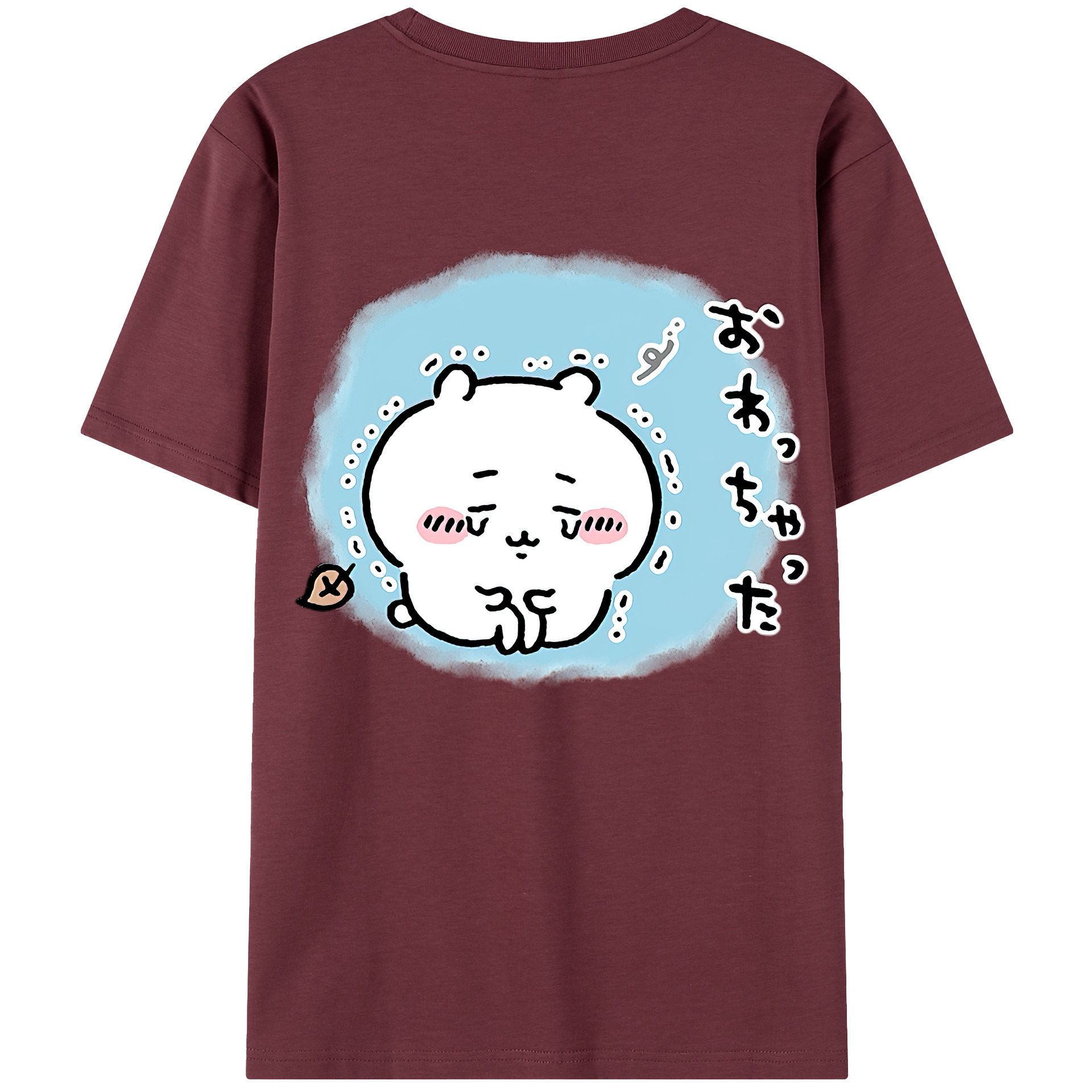 （画像用） ちいかわ ちいかわ Chii-kawa chiikawa 綿100％半袖Tシャツ（背面プリント）